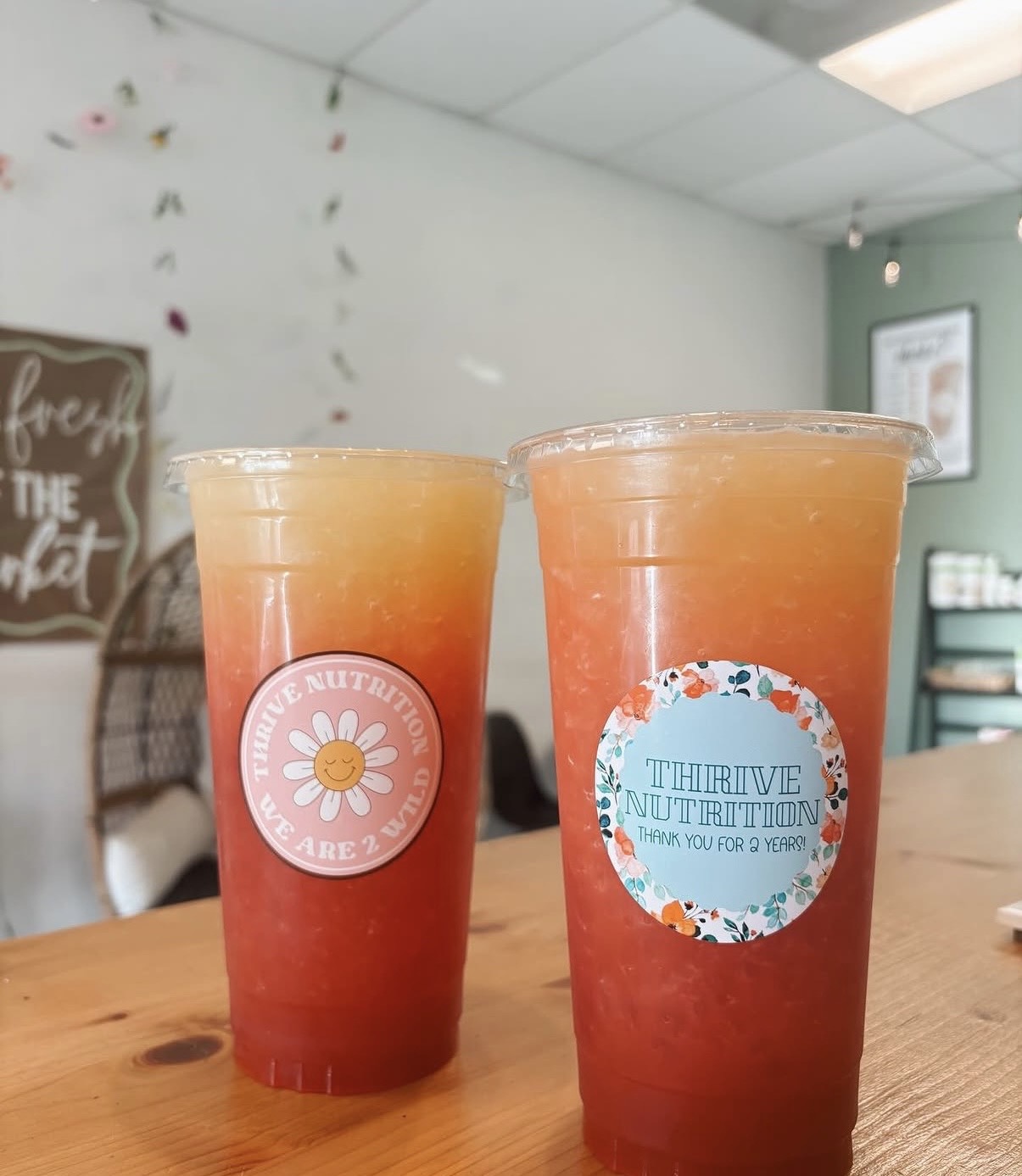 Vibrant layered mega tea